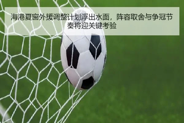 海港夏窗外援调整计划浮出水面，阵容取舍与争冠节奏将迎关键考验 - FIFA Worldcup